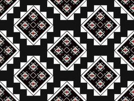 Geometric ethnic seamless pattern vector