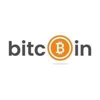 Symbol of Bitcoin, the world's digital money. vector