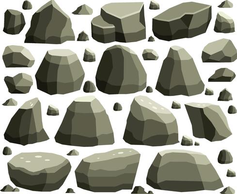 Stone Elements Illustration