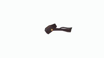 3D rendering of a stylish black bag accessory for everyday use video
