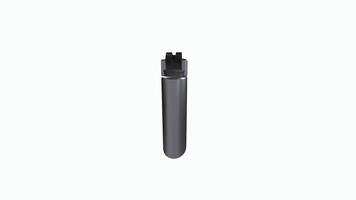 Modern sleek lighter design created with 3D rendering techniques video