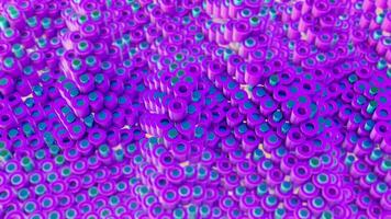 Abstract Background With Abstract Geometric Shapes. 4 K video