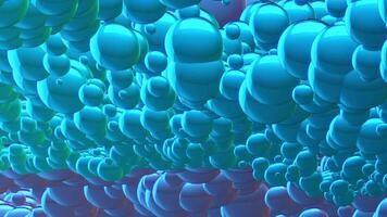 Animated Abstract Floating Rotating Balls. video
