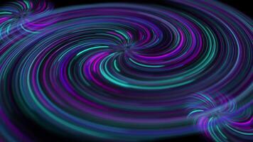 Neon laser vibrant bright light growing circle swirl abstract background in 4k HD resolution. Concept of fantacy technology illuminated animated colorful vdo, speed vortex, digital wave wallpaper. video