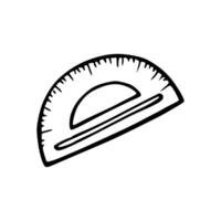 cartoon of back to school ruler vector
