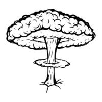 cartoon of explosion vector