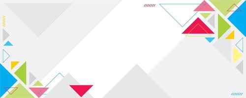 Abstract geometric background with triangles and triangles vector