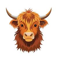 illustration for learning the alphabet For children with cartoon images. Letter Y is for yak. vector
