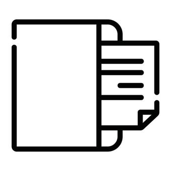 Notes Envelope Icon vector