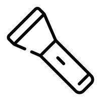 Flashlight Icon Line vector