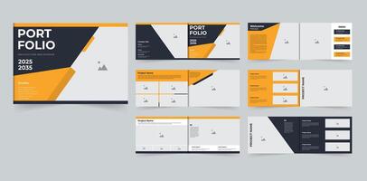 Modern Landscape portfolio design template architecture portfolio or project portfolio design vector