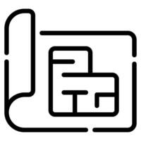 Blueprint icon for web, app, infographic, etc vector