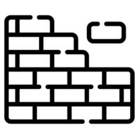 Bricks icon for web, app, infographic, etc vector