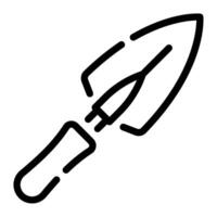 Brick trowel icon for web, app, infographic, etc vector