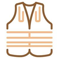 Safety vest icon for web, app, infographic, etc vector