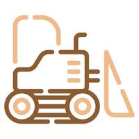 Bulldozer icon for web, app, infographic, etc vector