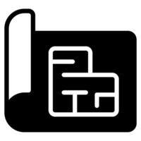 Blueprint icon for web, app, infographic, etc vector