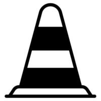 Traffic cone icon for web, app, infographic, etc vector