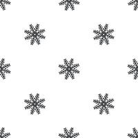 Snowflakes seamless pattern. graphic illustration for Christmas and New Year festive design. Ice stars for winter holiday background. Festive template for showcase, wallpaper, wrapping, fabric. vector