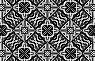 Black and white geometric pattern vector