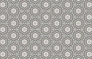 Abstract white and gray wallpaper, tile design pattern vector