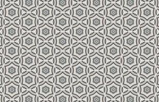 Abstract hexagonal floral wallpaper, tile, fabric design pattern vector
