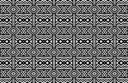 negro y blanco modelo con zigzag líneas vector