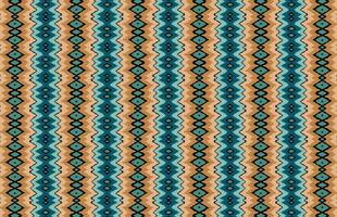 Ikat fabric zigzag design pattern vector