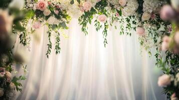 Beautiful Flower Decorations, an Elegant, Cinematic photo
