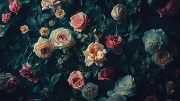 Beautiful Flower Decorations, an Elegant, Cinematic photo