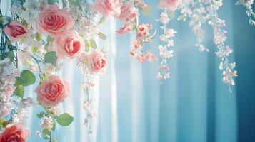Beautiful Flower Decorations, an Elegant, Cinematic photo