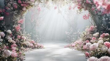 Beautiful Flower Decorations, an Elegant, Cinematic photo