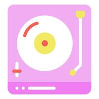 Turntable icon for web, app, infographic, etc vector