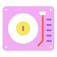 Vinyl Record icon for web, app, infographic, etc vector