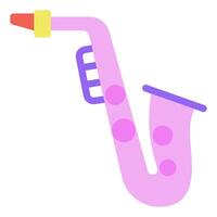 Saxophone icon for web, app, infographic, etc vector