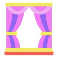 Stage icon for web, app, infographic, etc vector