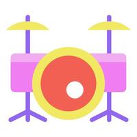 Drumset icon for web, app, infographic, etc vector