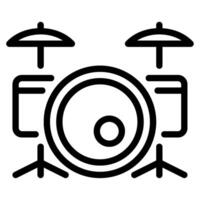 Drumset icon for web, app, infographic, etc vector