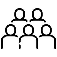 Crowd icon for web, app, infographic, etc vector