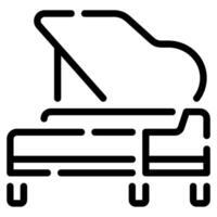 Piano icon for web, app, infographic, etc vector