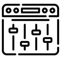 Mixer icon for web, app, infographic, etc vector