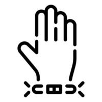 Wristband icon for web, app, infographic, etc vector