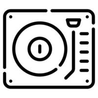 Vinyl Record icon for web, app, infographic, etc vector