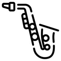 Saxophone icon for web, app, infographic, etc vector