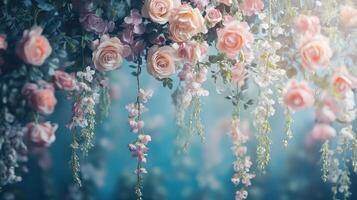 Beautiful Flower Decorations, an Elegant, Cinematic photo