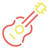 Acoustic Guitar icon for web, app, infographic, etc vector