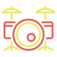 Drumset icon for web, app, infographic, etc vector