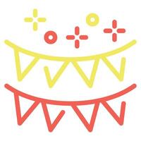 Festival Flag icon for web, app, infographic, etc vector