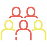 Crowd icon for web, app, infographic, etc vector