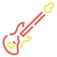 Bass Guitar icon for web, app, infographic, etc vector